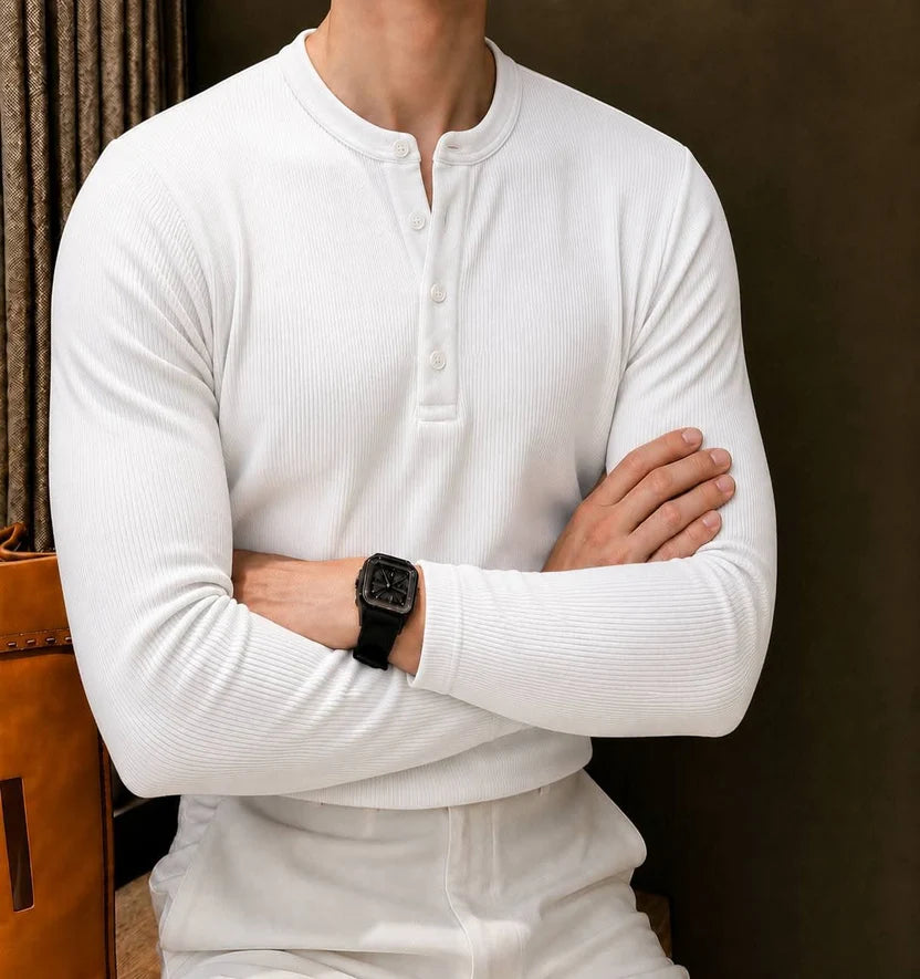 Henley Combo 🔥 | Black & White