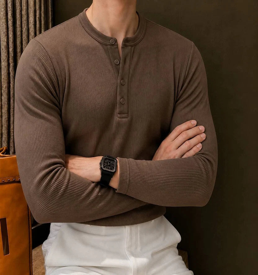Henley Combo 🔥 | Black, Coffee & White