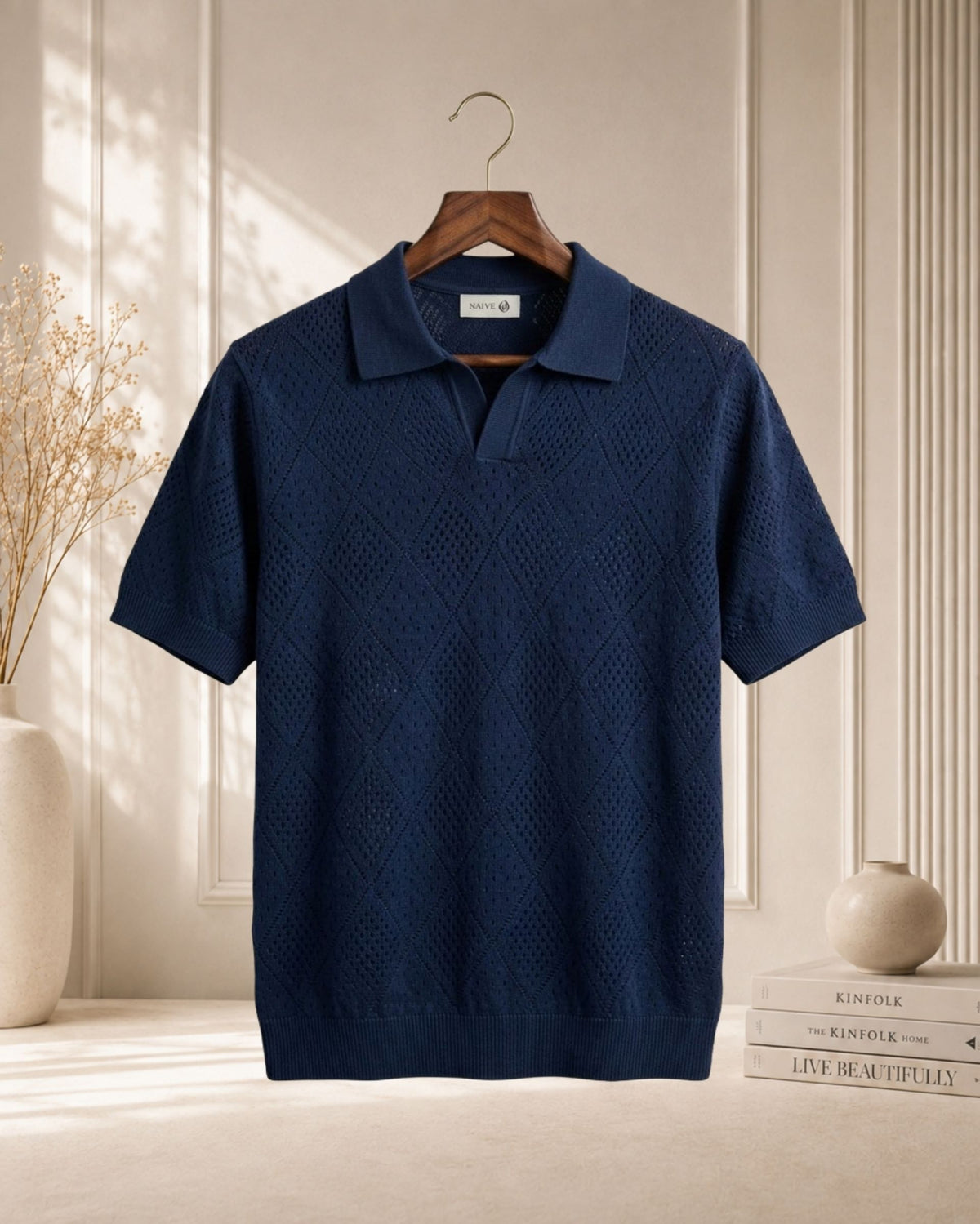 Knit Polo T-Shirt
