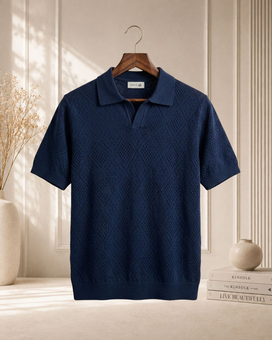 Knit Polo T-Shirt