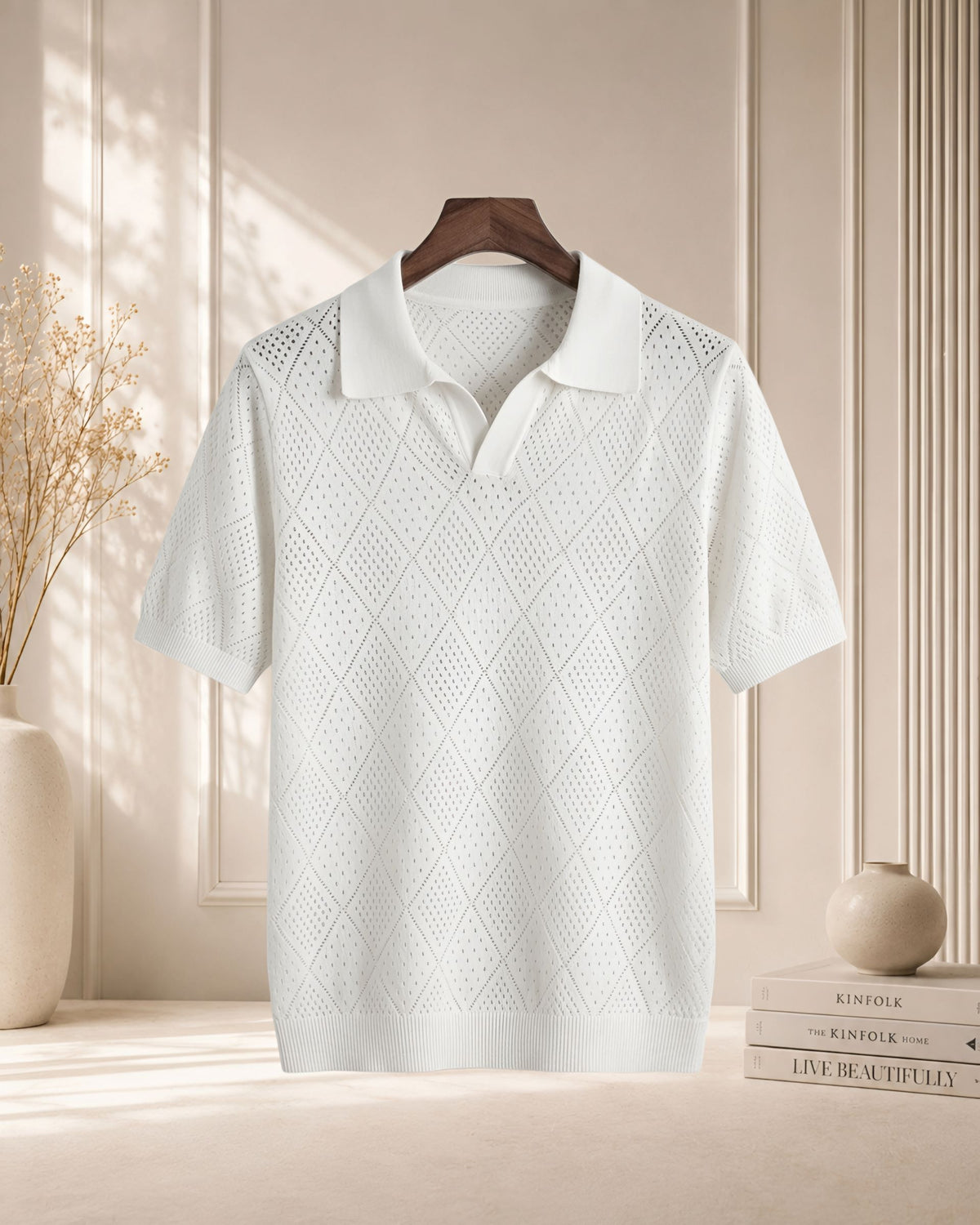 Knit Polo T-Shirt